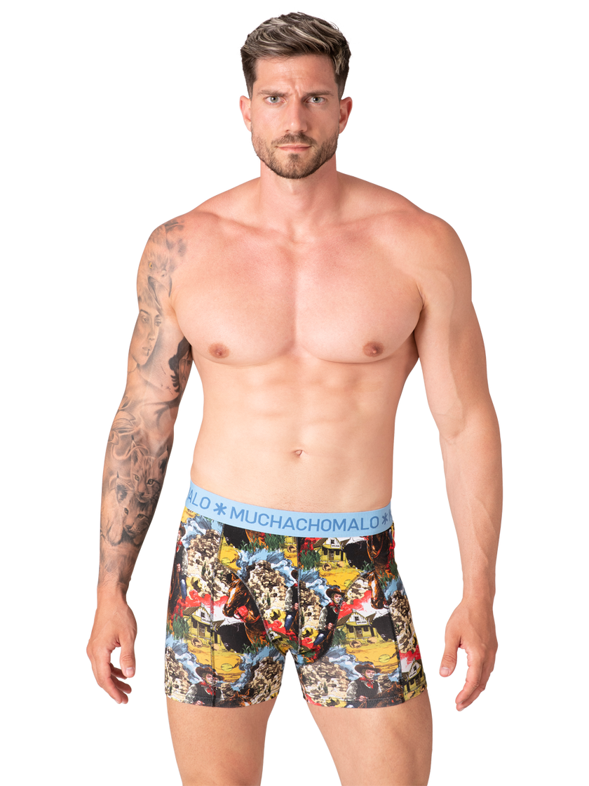 Herren 12-Pack Boxer-Shorts Drucken/Solid